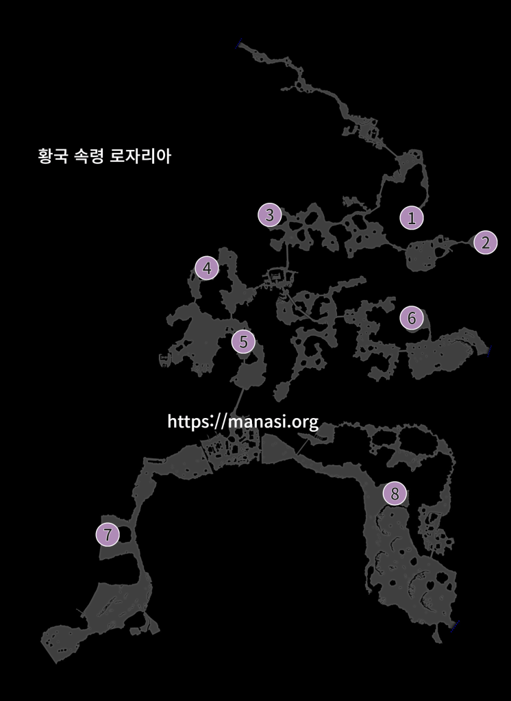  파이널 판타지 16 - 리스키 몬스터 위치 [ 황국 속령 로자리아 ]
