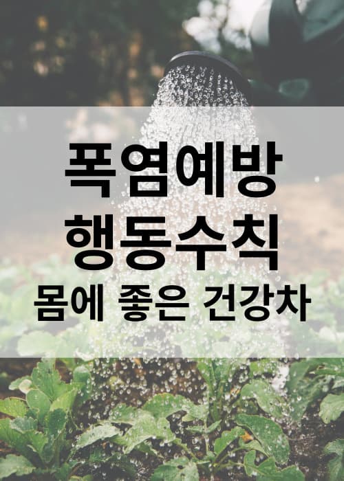 폭염예방행동수칙