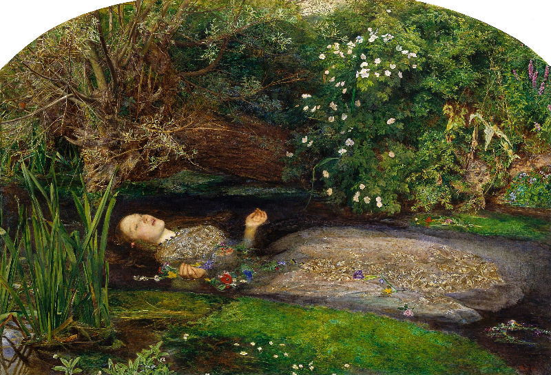 Ophelia (1851–52) 76.2cm*111.8cmJohn Everett Millais