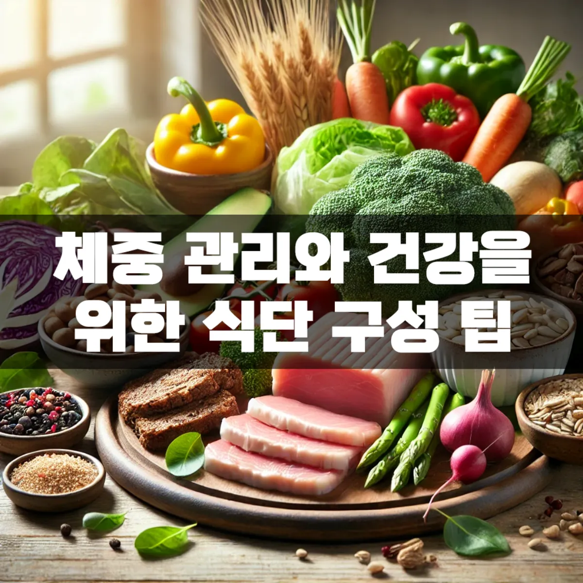 체중 관리와 건강을 위한 식단 구성 팁