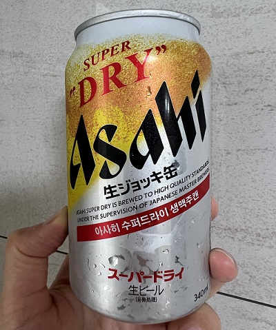 아사히 수퍼드라이 생맥주캔