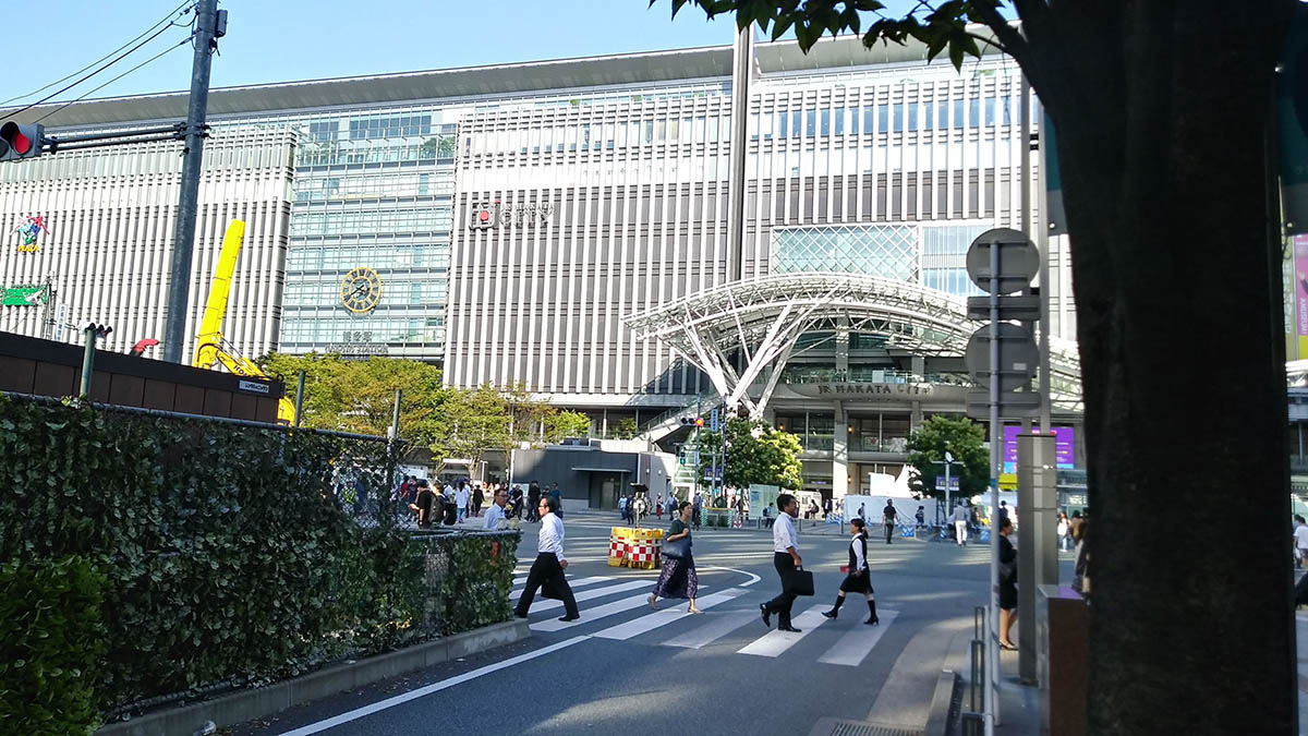 큰 규모의 후쿠오카 하카타 역