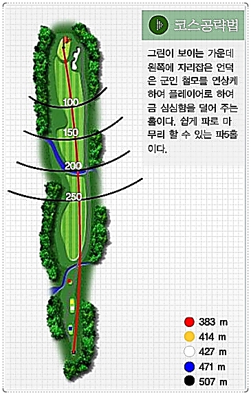 아리지CC 별님 코스 9번 홀