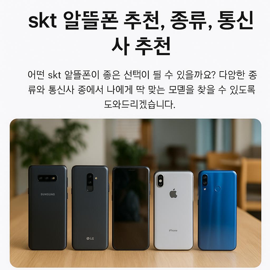 skt 알뜰폰 종류