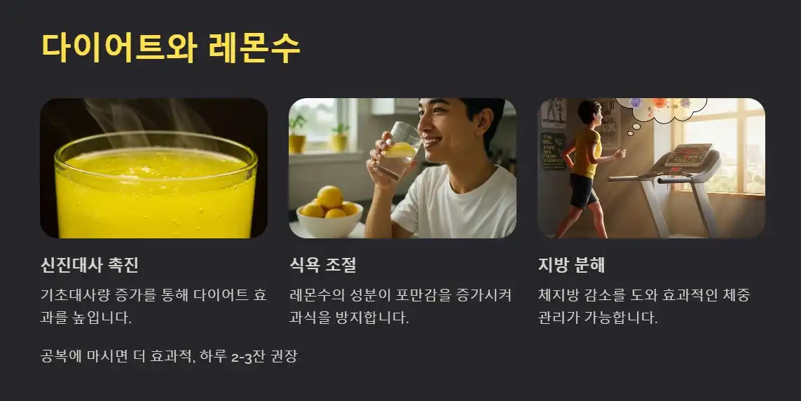 다이어트와 레몬수