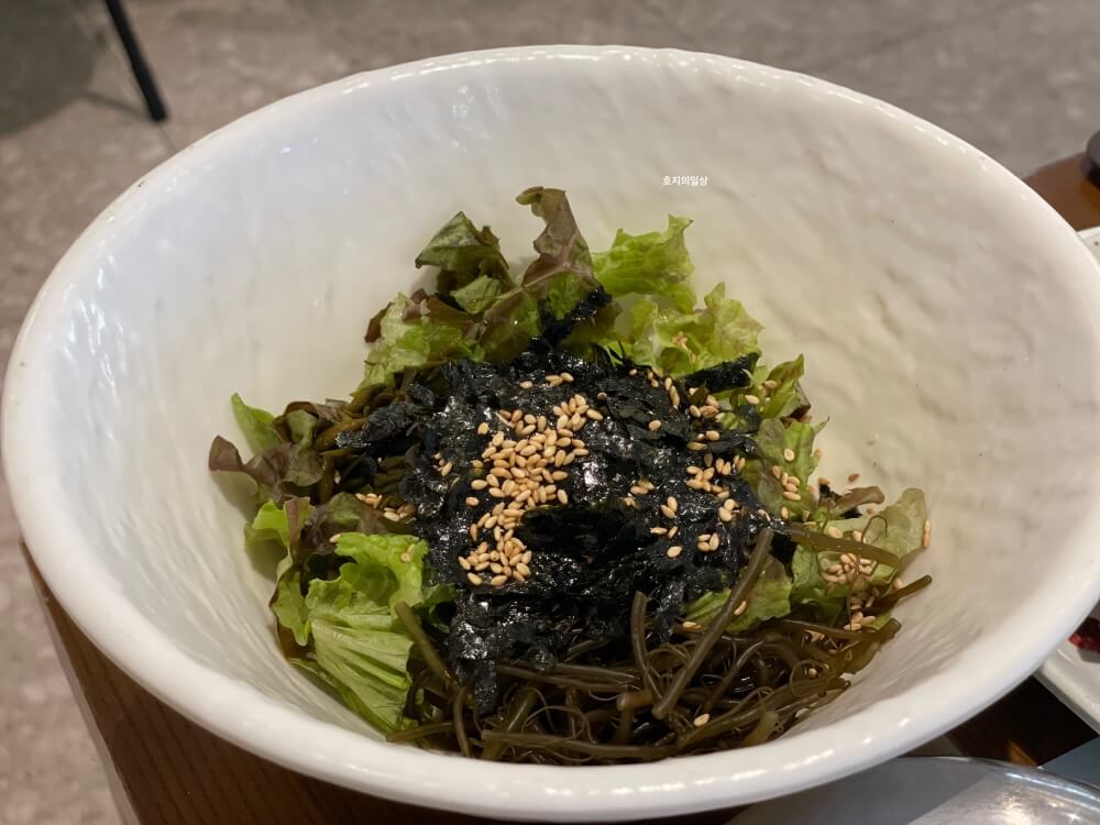 동탄 해초쌈 해산물 맛집 해올 - 초장&해초비빔밥