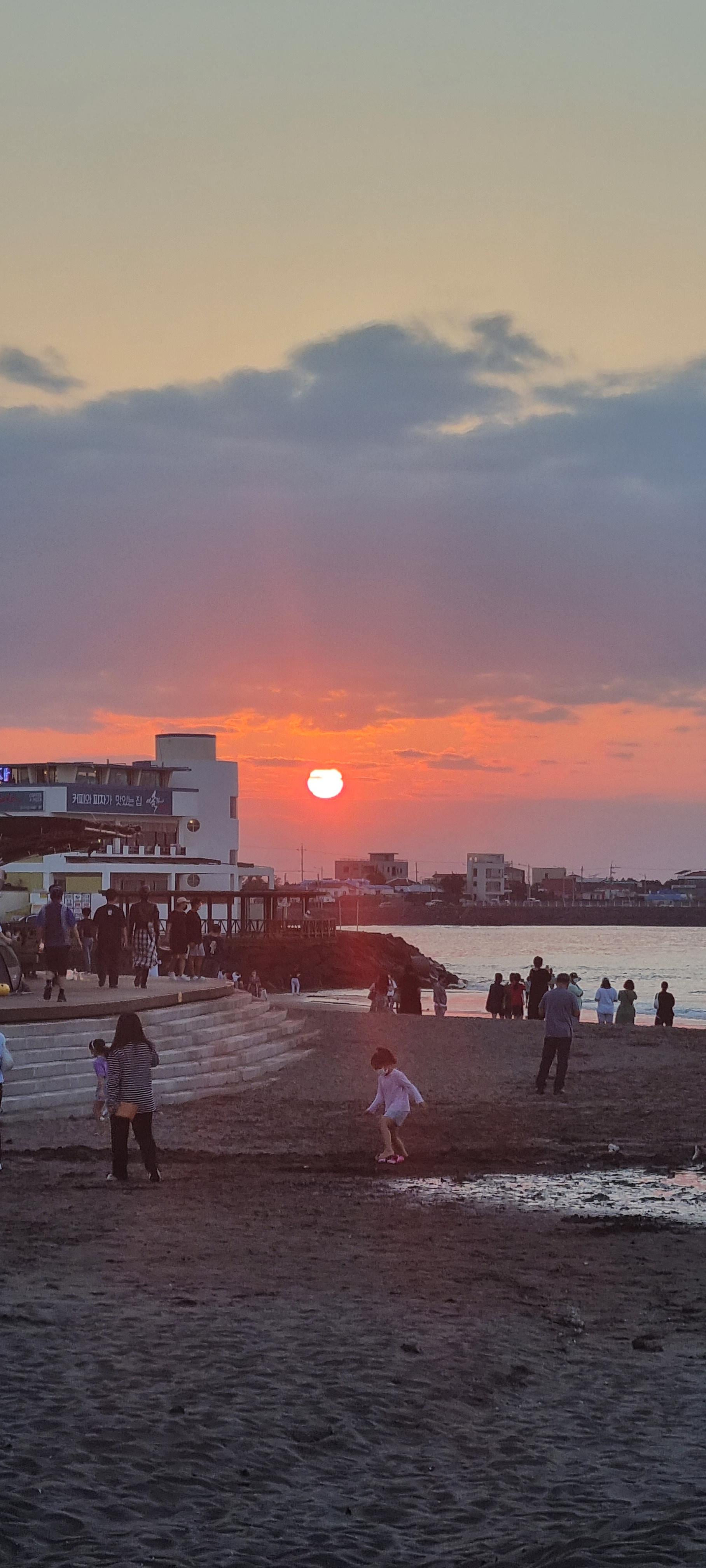  제주도 제주 제주시 삼양동 삼양해수욕장 검은모래해변 2021