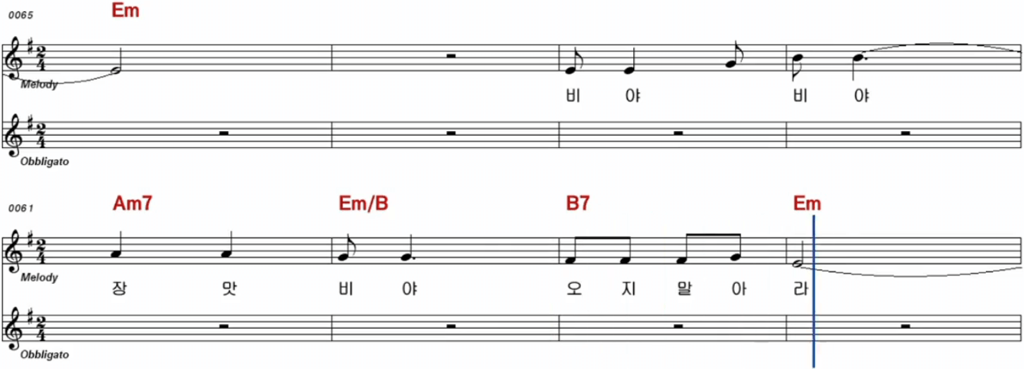 서지오(이승연) 비에 젖은 비둘기 악보