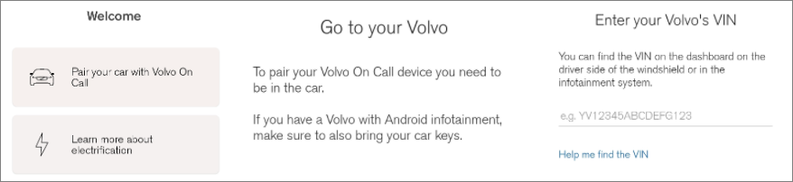 Volvo on call App