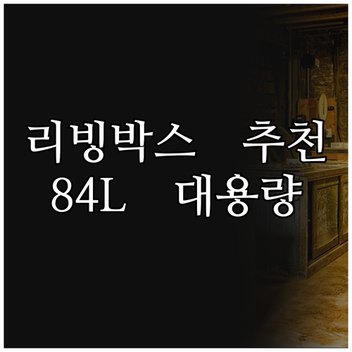리빙박스 추천 완벽 정리 가이드 84