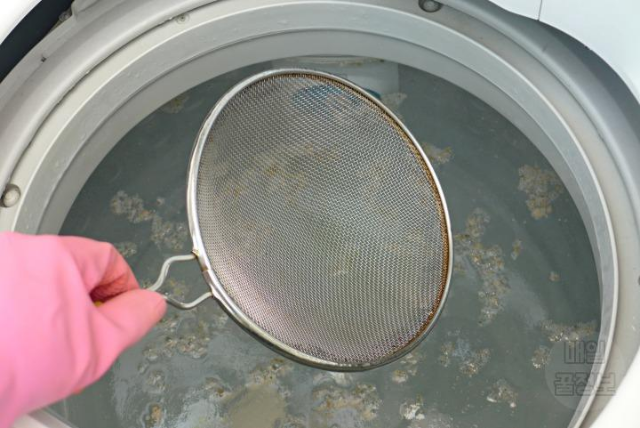 봄맞이 대청소 통돌이 세탁기 세탁조 통세척 하는 방법 거름망