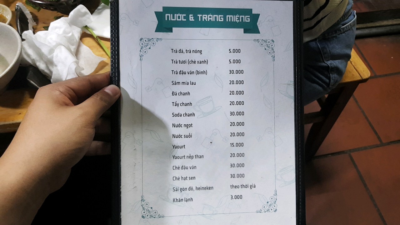 호치민 1군 로컬 맛집 Do Do Restaurant 메뉴(4)