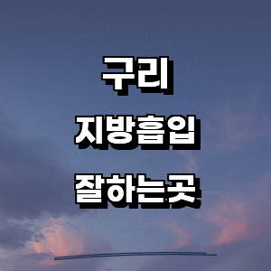 구리시 지방흡입