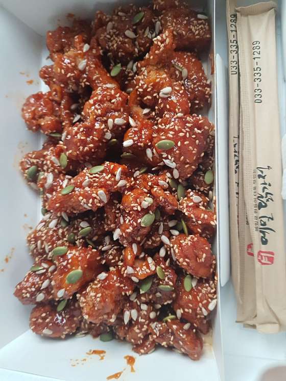 월이 메밀 닭강정 봉평 맛집