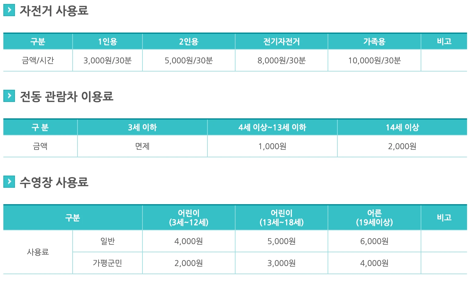 자라섬캠핑장