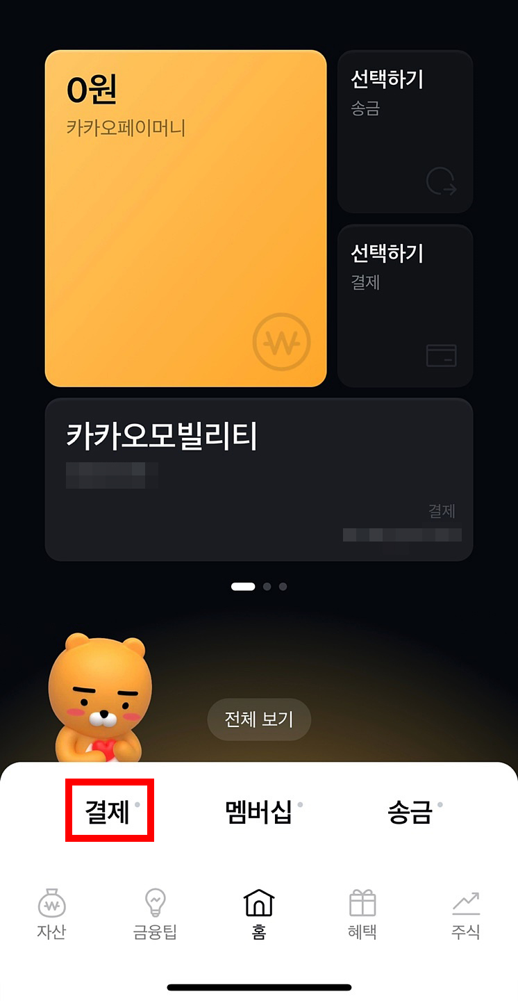  카카오페이 카드 결제방법 및 충전송금 사용법 총 정리합니다!