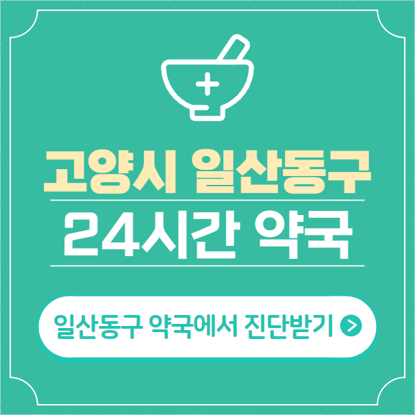  고양시 일산동구 24시간 약국 찾기 | 휴일 야간 심야 일요일 당번약국