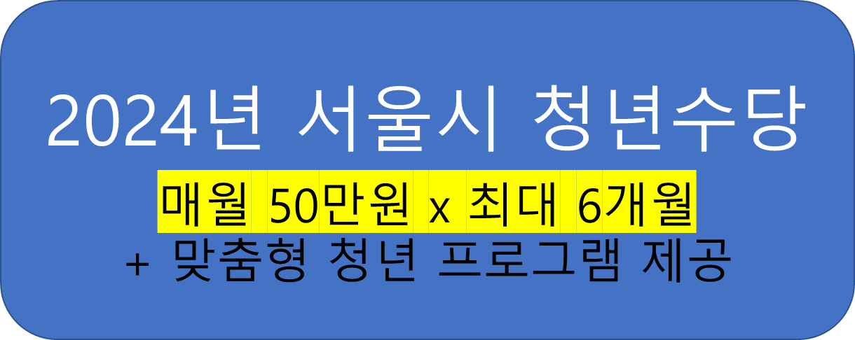 24년 서울시 청년수당