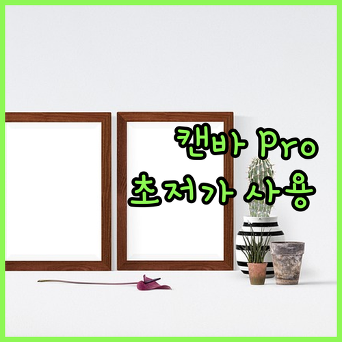캔바 Pro, 겜스고에서 똑똑하게 쓰