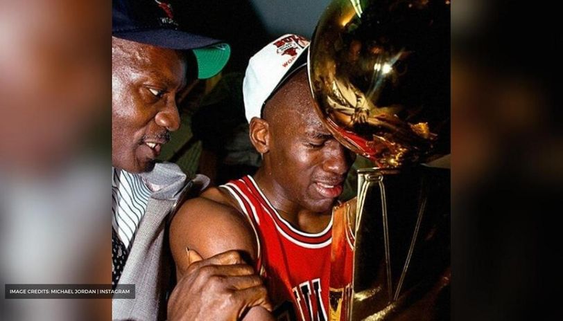 Who Presented Michael Jordan With His Hall of Fame Trophy? -  EssentiallySports