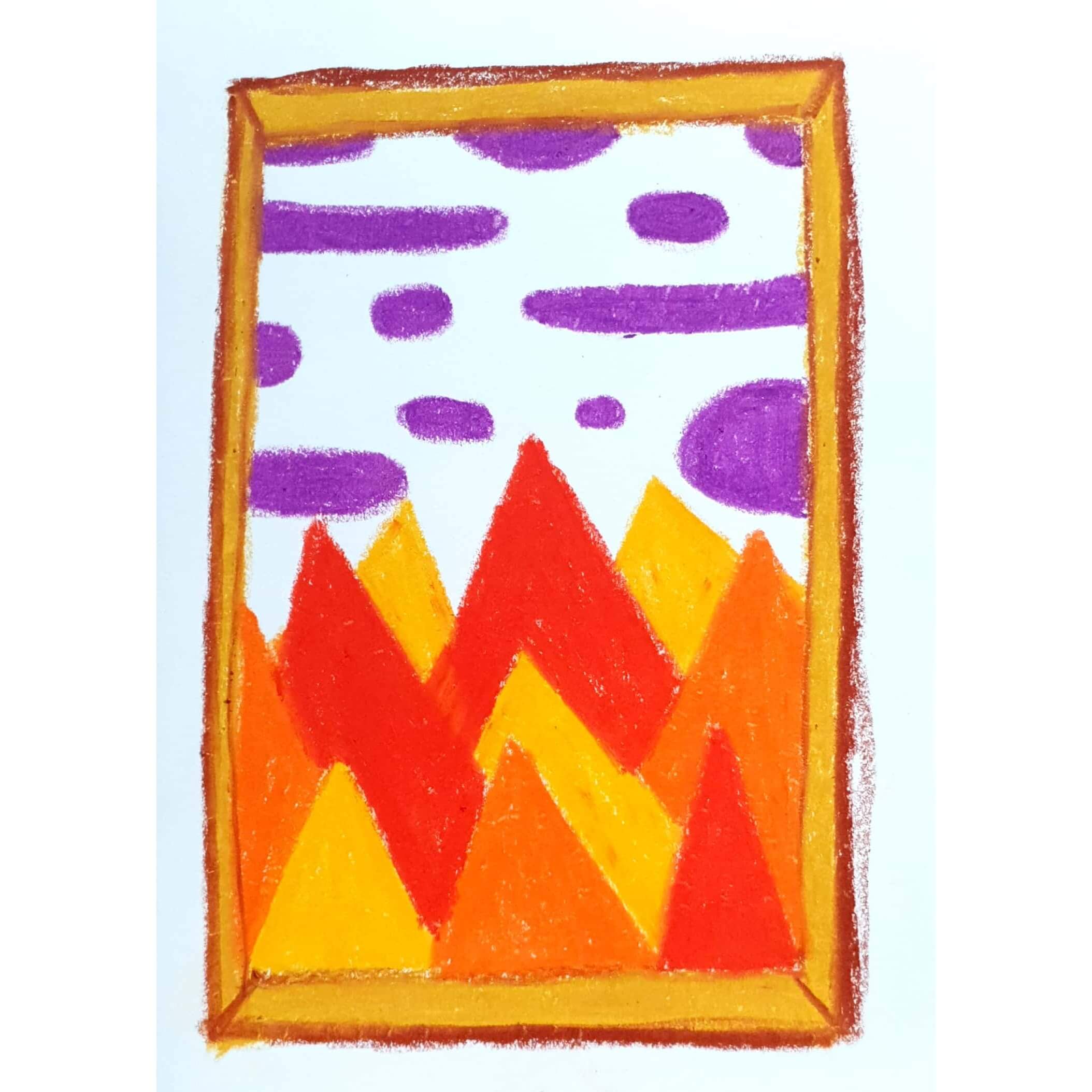  Sunset 노을 / 일러스트 그림 드로잉 / 풍경화 그리기