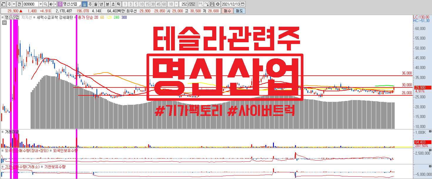  명신산업 주가 분석 테슬라 관련주 | 명신산업 분석 명신산업 블록딜 명신산업 기업분석