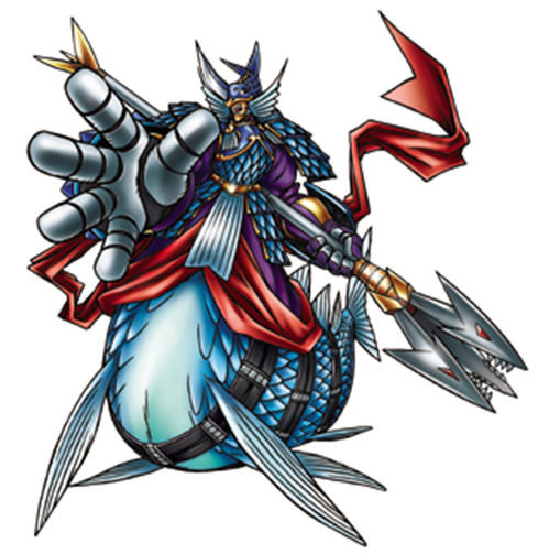  [디지몬도감] 넵툰몬 ネプトゥーンモン NEPTUNEMON NEPTUNEMON