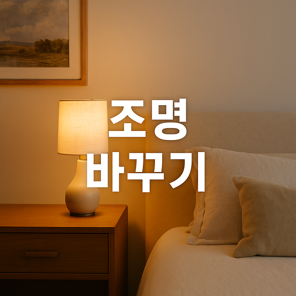 조명 바꾸기