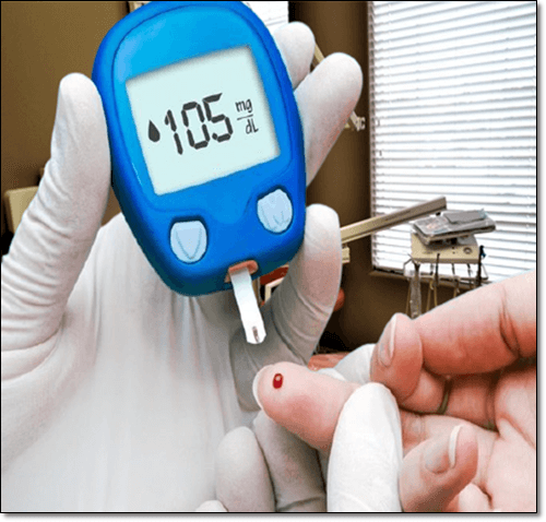 당뇨병 환자 혈당 측정