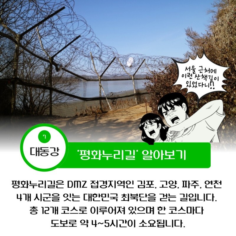 평화누리길 안내