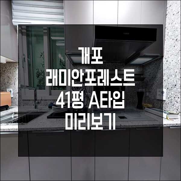  래미안 포레스트 41평 (102) A타입 미리보기