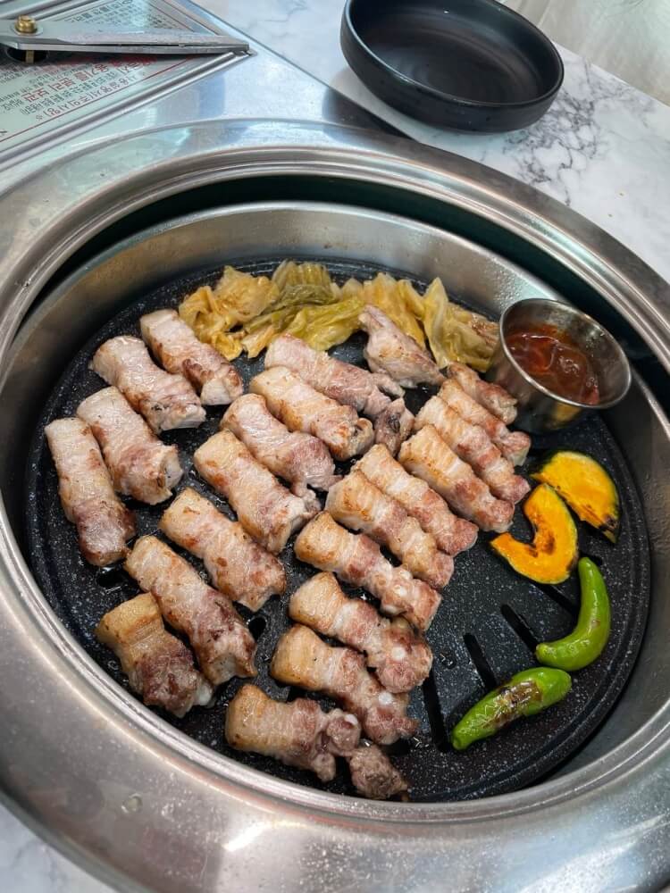 흑돼지 삼겹살