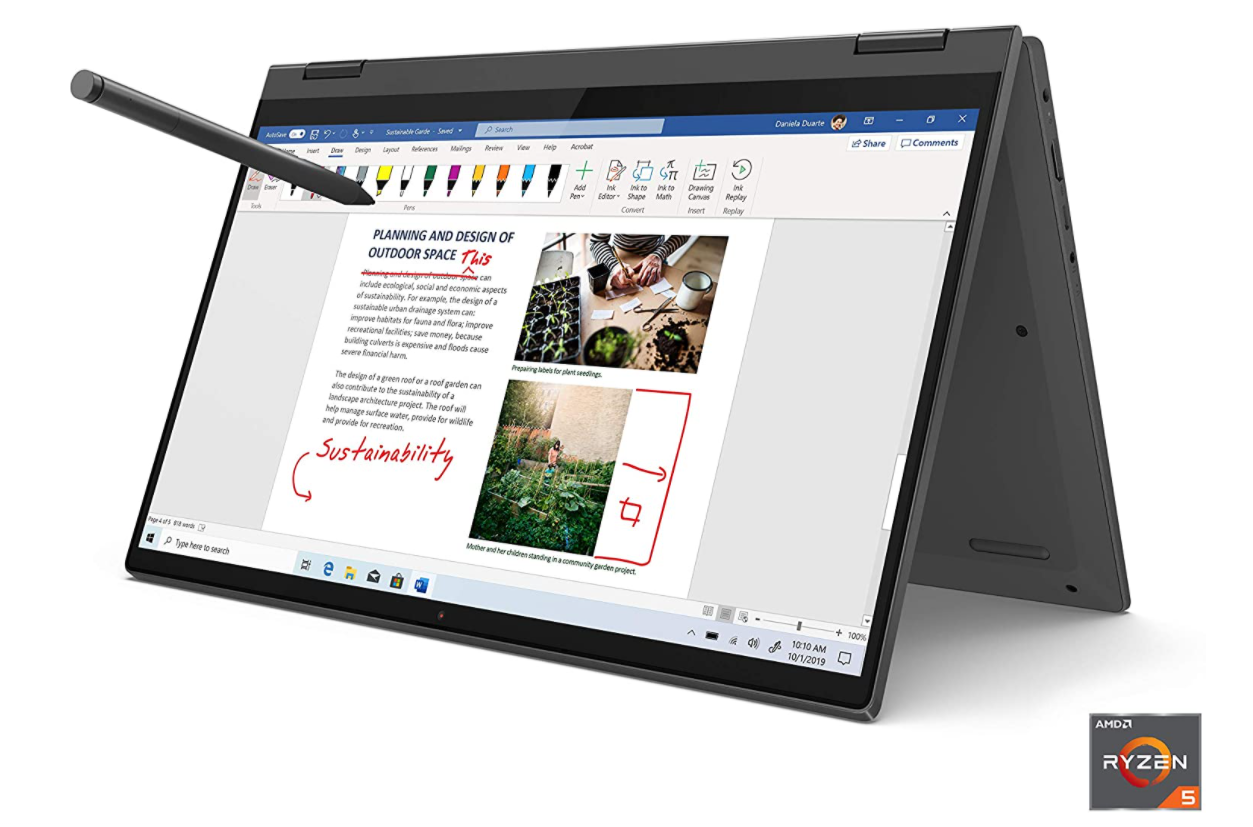  2 IN 1 노트북 직구 // 14인치 노트북형 태블릿의  AMD Ryzen 5 4500U 프로세서 Lenovo Flex 5 2-in-1 노트북 699달러