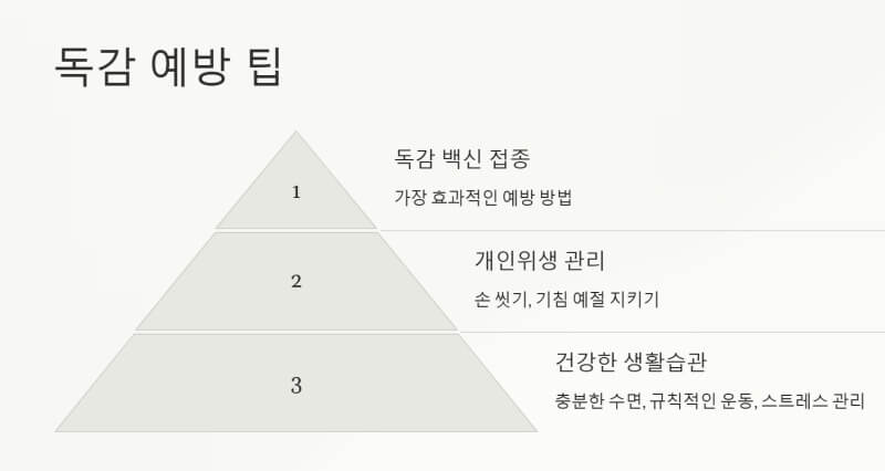 독감 예방 팁 ppt이미지