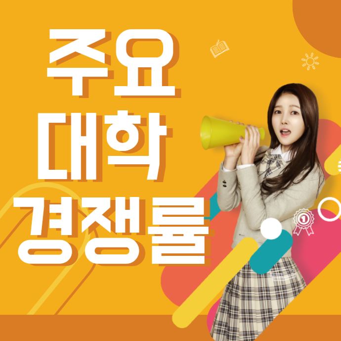  [대학 경쟁률 분석]2020학년도 서울/수도권/지역 주요대학 경쟁률 분석
