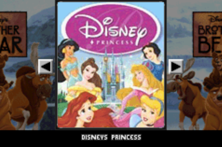  2 Games in 1 Disney Princess + Brother Bear - 게임보이 어드밴스 / 유럽판 (E) 롬파일 받기