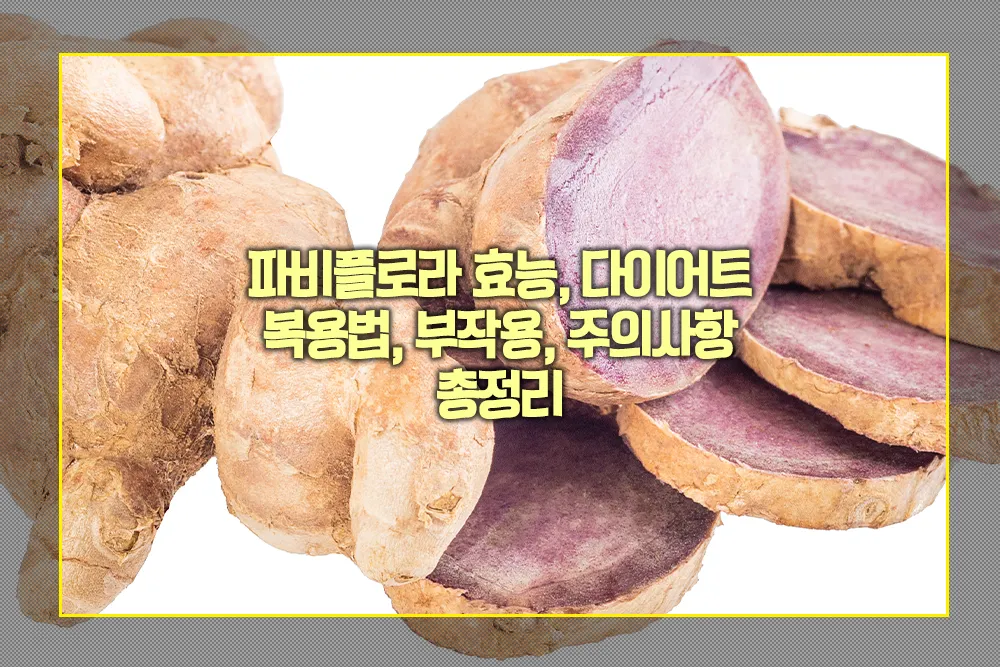 파비플로라 효능 복용법 부작용 주의사항