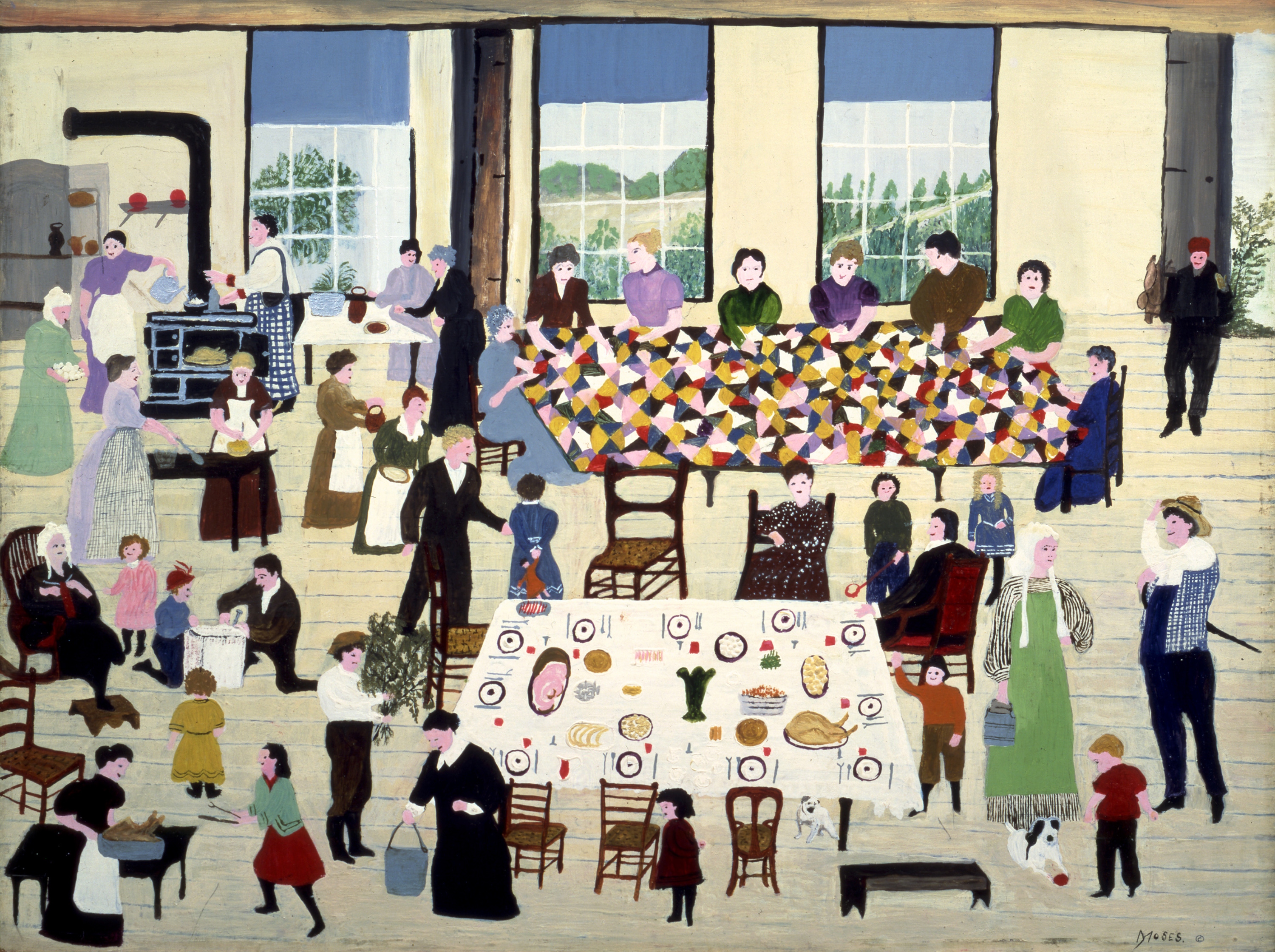 그랜마 모제스(Grandma&nbsp;Moses), 미국, 예술가, 1860-1961
