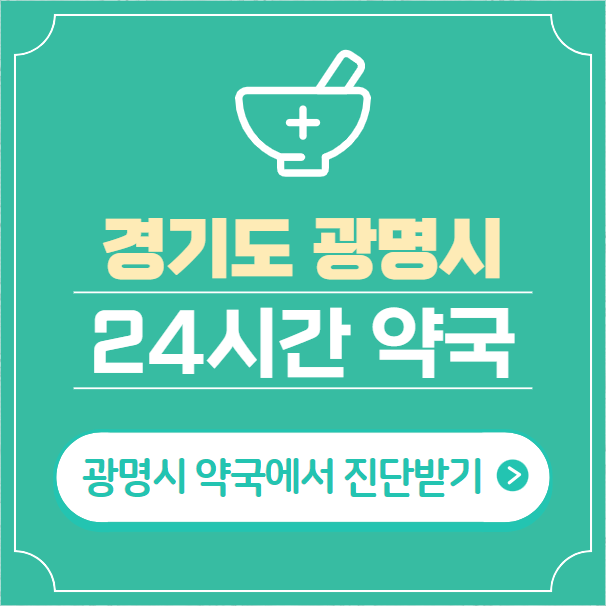  광명시 24시간 약국 찾기 | 휴일 야간 심야 일요일 당번약국 23곳