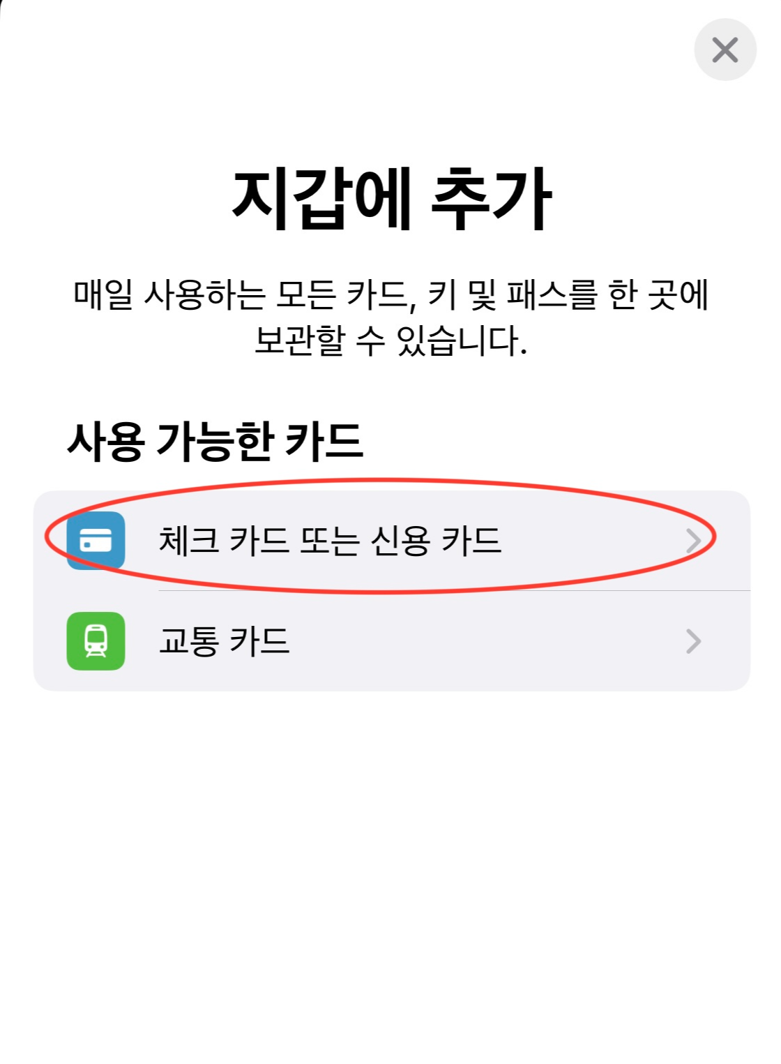 Apple Pay에 iPhone xs를 등록하는 방법 / 사용법 2