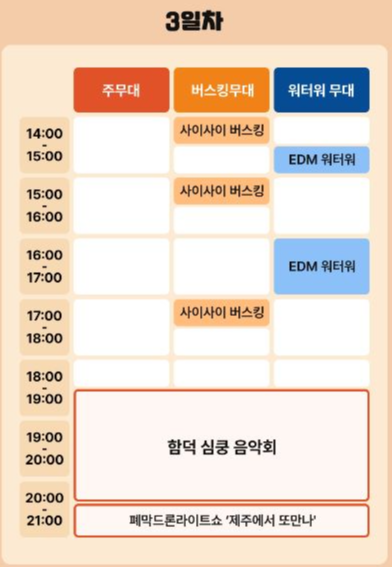 제주 레저힐링 축제