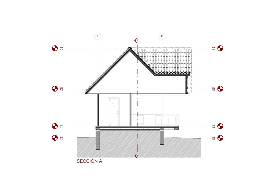 구조의 홀리데이 홈, Casa PR21008 by Engawa Archlab 포치 겸 거실? 이런 집 처음이야! 독특한 14