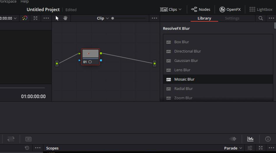윈도우에 모자이크 블러 넣기