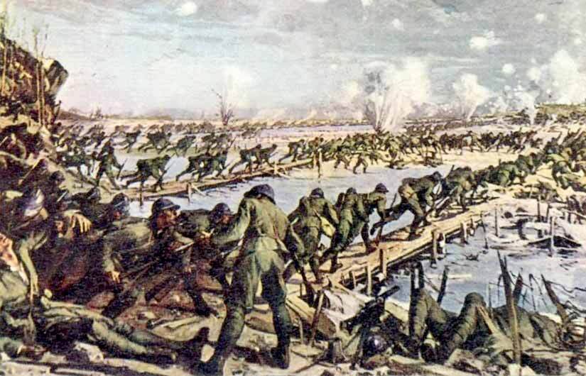 제2차 피아베 전투 진격하는 이탈리아군