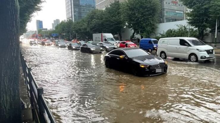 인천 침수 피해&#44; 인천지역 강풍과 호우 피해가 점차 심화..