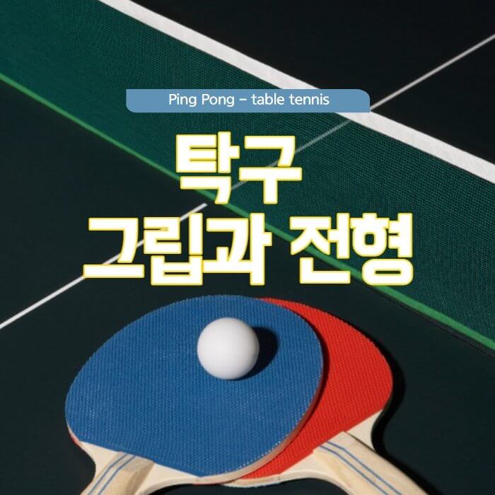  탁구 그립과 전형