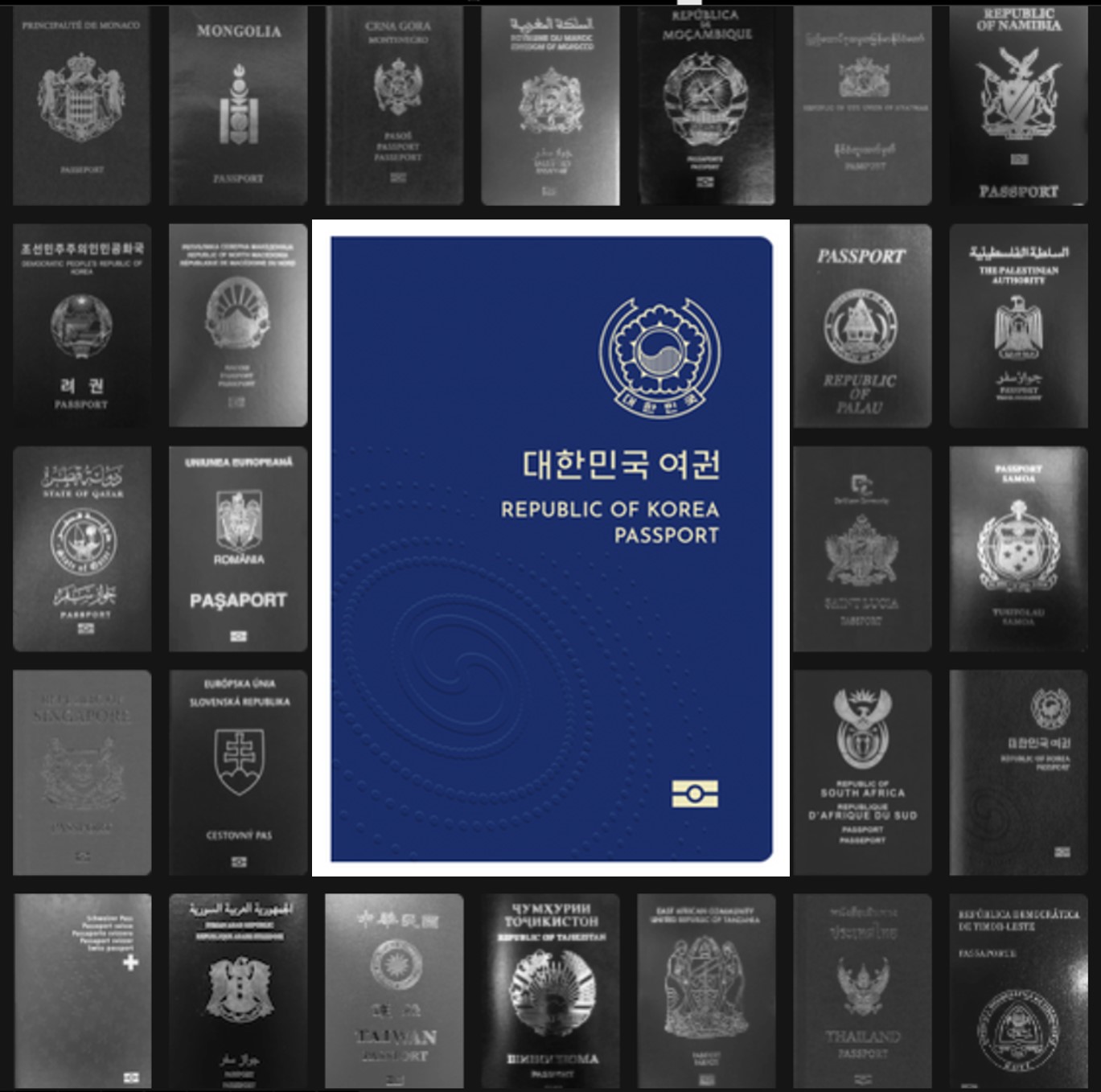 세계 여권 모음
