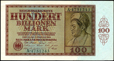 독일 100조 마르크 지폐