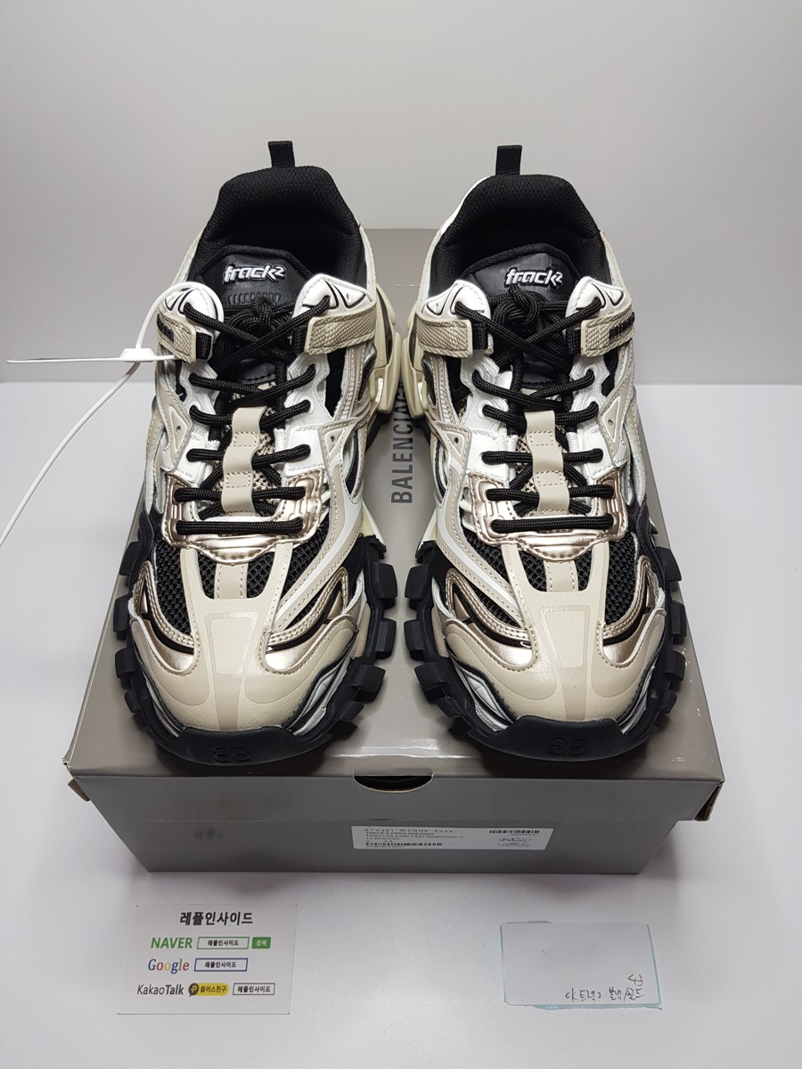  [BALENCIAGA] 19FW 발렌시아가 트랙2 트레이너 블랙/골드 남성용 (OK공장) 실사!