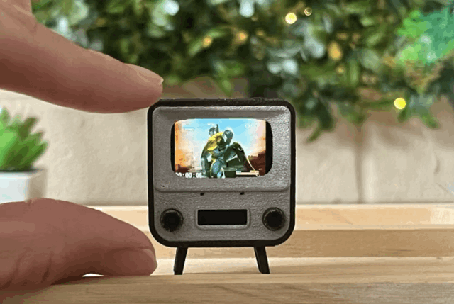  'Tiny TV' 손바닥보다도 작은 초소형 TV가 있다?